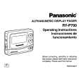 PANASONIC RYP700 Owners Manual