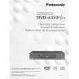PANASONIC DVDA310CA Owners Manual