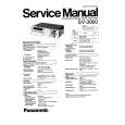 PANASONIC SV-3900 Service Manual