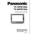 PANASONIC TX66PW150A Owners Manual