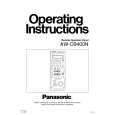 PANASONIC AWCB400N Owners Manual