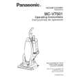 PANASONIC MCV7501 Owners Manual