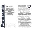 PANASONIC EBHF20 Owners Manual