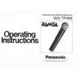 PANASONIC WXTP458 Owners Manual