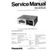 PANASONIC RS-805US Service Manual
