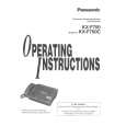 PANASONIC KXF700 Owners Manual