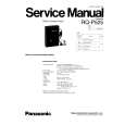 PANASONIC RQP525 Service Manual