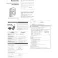 PANASONIC RQSW33V Owners Manual