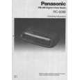 PANASONIC RC6088 Owners Manual