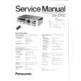 PANASONIC SV3700 Service Manual
