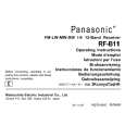 PANASONIC RF811 Owners Manual