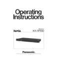 PANASONIC WXRP900 Owners Manual