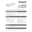 PANASONIC WJPB65E01 Owners Manual