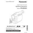 PANASONIC PVDV221D Owners Manual