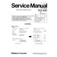 PANASONIC RQA60 Service Manual