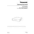 PANASONIC AJHDP2000 Owners Manual