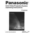 PANASONIC PT65WX50B Owners Manual