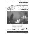 PANASONIC PVGS150 Owners Manual