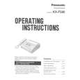 PANASONIC KXF580 Owners Manual