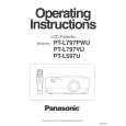 PANASONIC PTL797PWU Owners Manual