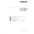 PANASONIC TH-D7500N Owners Manual