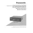 PANASONIC CQDPX50EUC Owners Manual