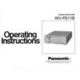 PANASONIC WVPS11B Owners Manual