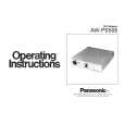 PANASONIC AWPS505 Owners Manual