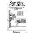 PANASONIC CW-120FR Owners Manual