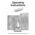 PANASONIC MCV7375 Owners Manual