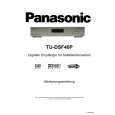 PANASONIC TUDSF40P Owners Manual
