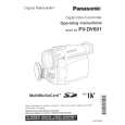 PANASONIC PVDV601D Owners Manual