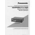 PANASONIC CQDPG570EUC Owners Manual