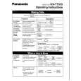 PANASONIC KXT7030 Owners Manual