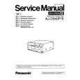 PANASONIC AJD940E VOLUME 1 Service Manual