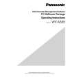 PANASONIC WVAS65 Owners Manual