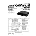 PANASONIC AG-6024 Service Manual