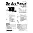 PANASONIC RS-SX33 Service Manual