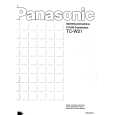 PANASONIC TC-W21 Owners Manual