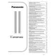 PANASONIC TYSP65PV600 Owners Manual