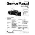 PANASONIC RXFW20L Service Manual