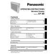PANASONIC CF08TX1A1M Owners Manual
