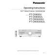 PANASONIC PT-DW5000UL Owners Manual