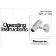 PANASONIC WVCP100 Owners Manual