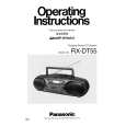 PANASONIC RX-DT55 Owners Manual