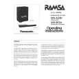 PANASONIC WSSP2A Owners Manual